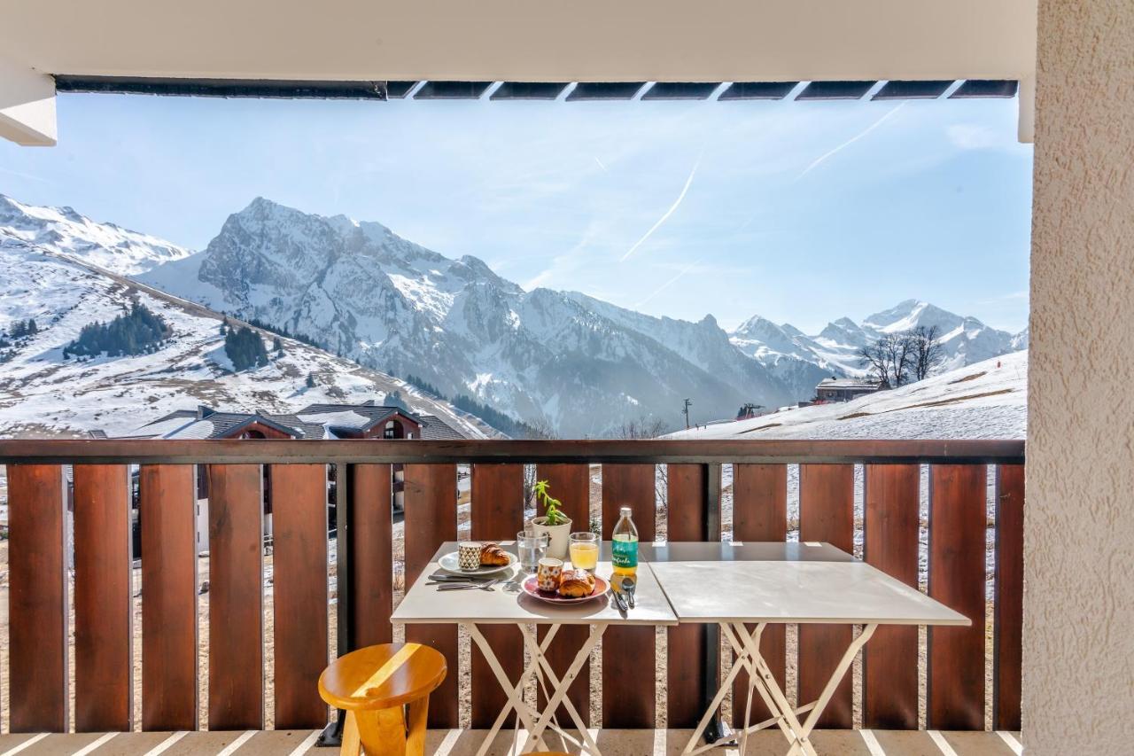 L'Oree Des Aravis - Au Pied Des Pistes Manigod Luaran gambar